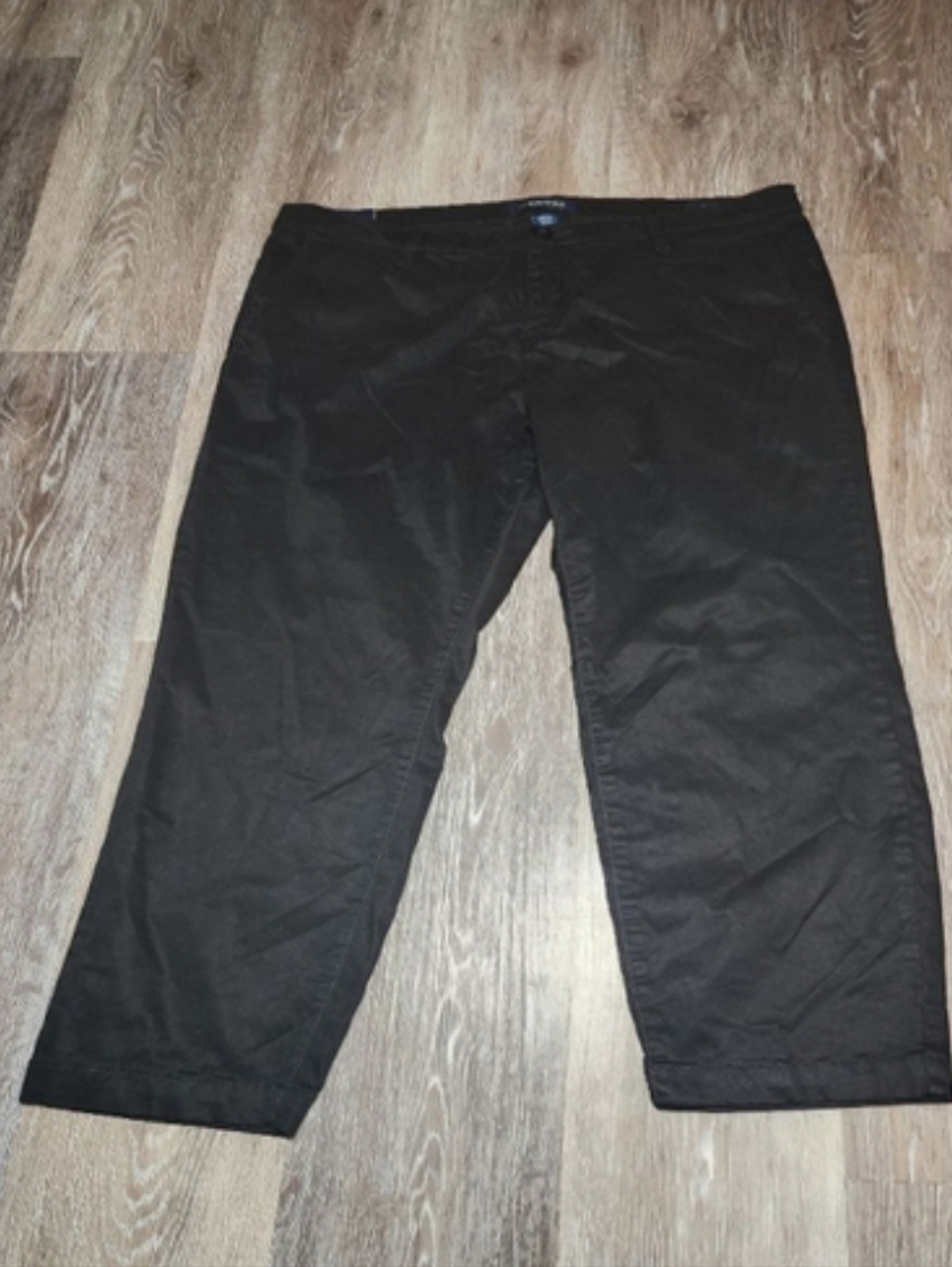 Women's Nautica Black Straight Leg Pants Size 8